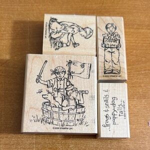 Stampin' Up! Children's Adventure‎ Wooden Stamps